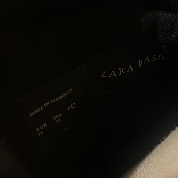 Zara women’s medium long black army style double breasted trench coat - Picture 2 of 6